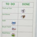 Boys Bedtime Routine Rewards Chart With Magnets