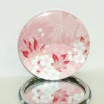 Pink Cherry Blossom Pocket Mirror Asian Inspired
