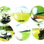Fridge Magnets - Golf - Set Of 6 Refrigerator..